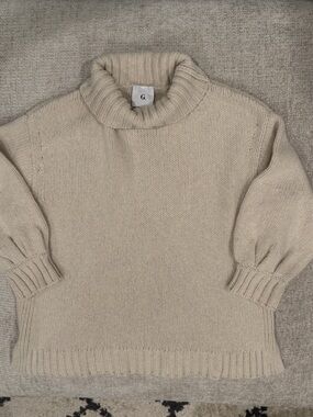 G Label Goop Evangelyn Puff Sweater in Oat